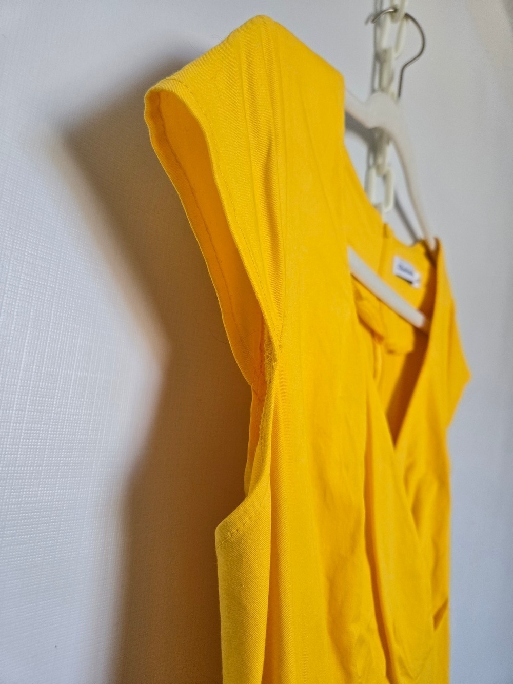 BBONFINE DRESS WOMEN YELLOW SWING RETRO 50'S COCKTAIL FIT-AND-FLARE XL 14-16 - Picture 6 of 14